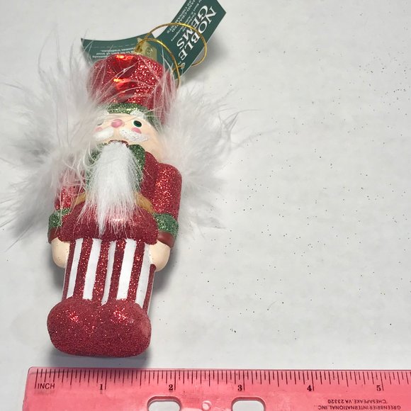 Kurt Adler Glass Nutcracker Toy Soldier Christmas Ornament Noble Gems Hand Blown - Picture 4 of 16